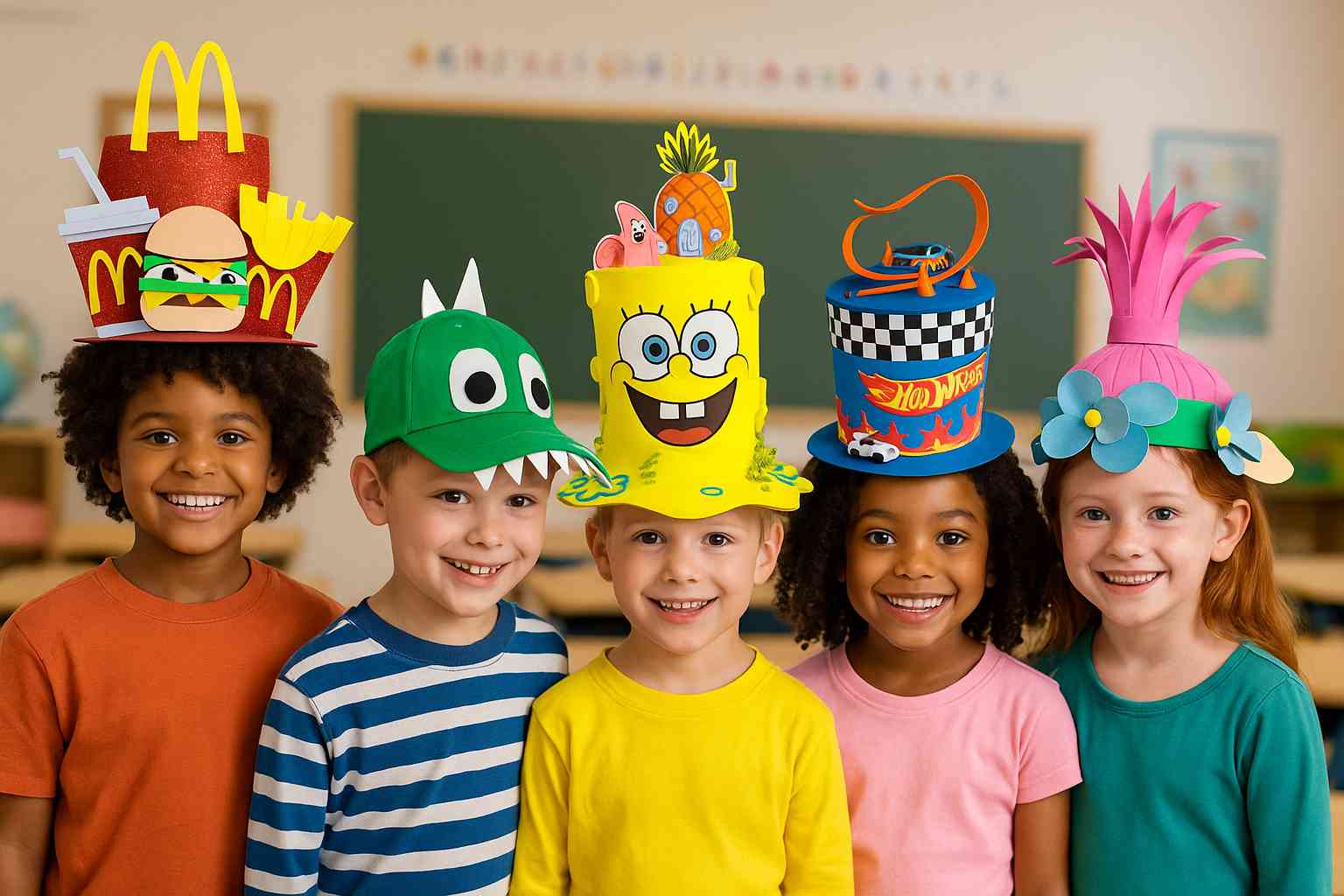 Chapéu maluco infantil: modelos criativos e divertidos