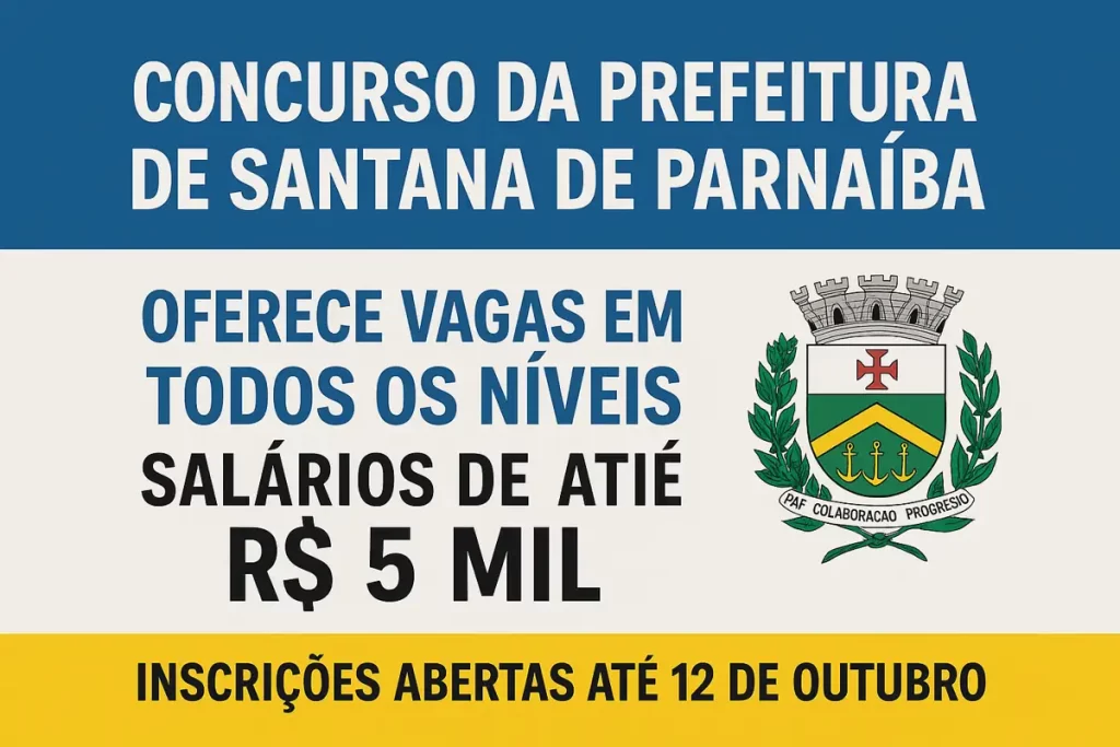Concurso da Prefeitura de Santana de Parnaíba