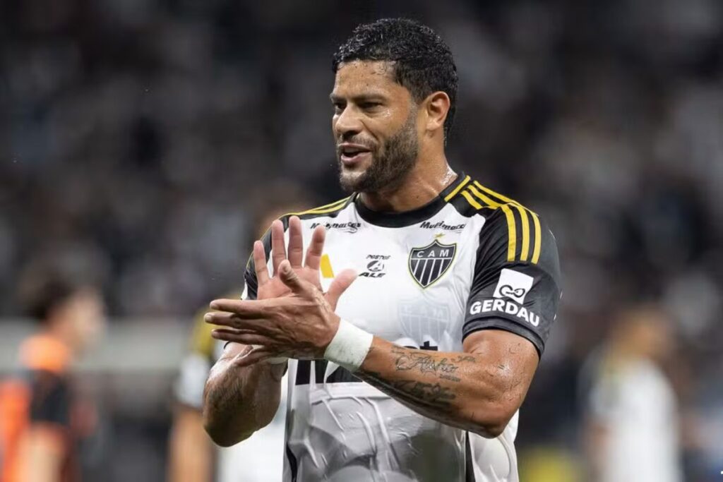 Corinthians x Atlético-MG; Hulk — Foto: Joisel Amaral/AGIF

