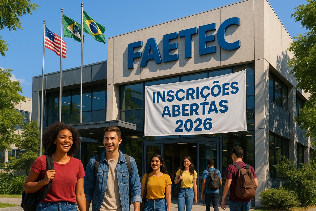 Mais de 7 mil vagas gratuitas estão abertas na Faetec para cursos básicos e técnicos