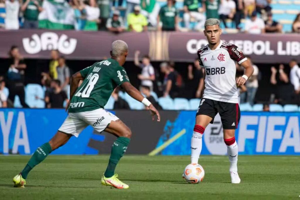 Final da Libertadores entre Palmeiras e Flamengo em 2021 — Foto: Alexandre Vidal/Flamengo