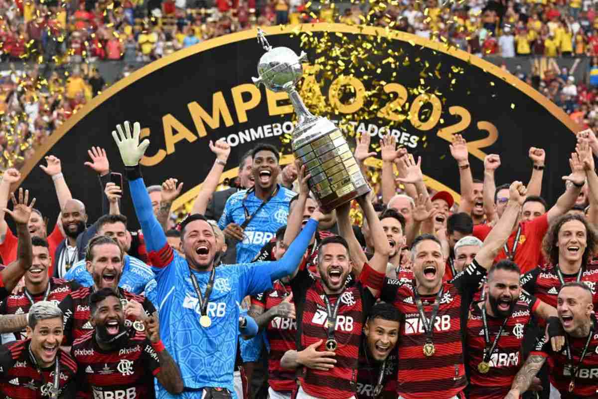 Flamengo campeão da libertadores em 2022 - Foto: Luis Acosta / AFP