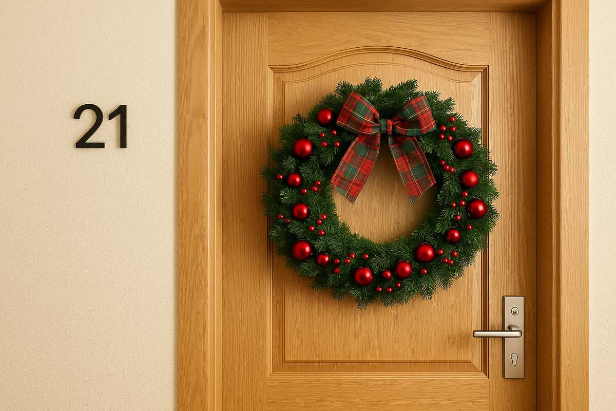 Guirlanda de Natal para porta: modelos lindos para inspirar