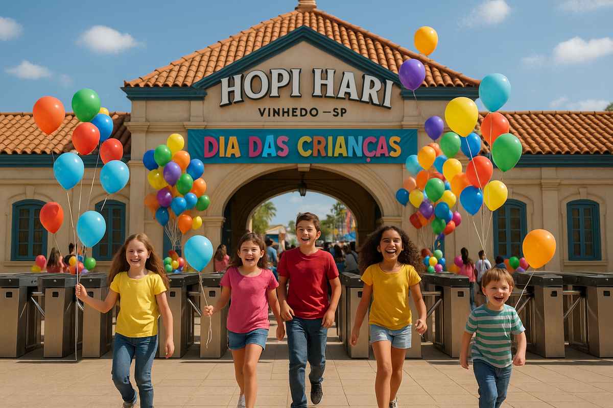 Hopi Hari libera entrada gratuita para crianças; saiba quando