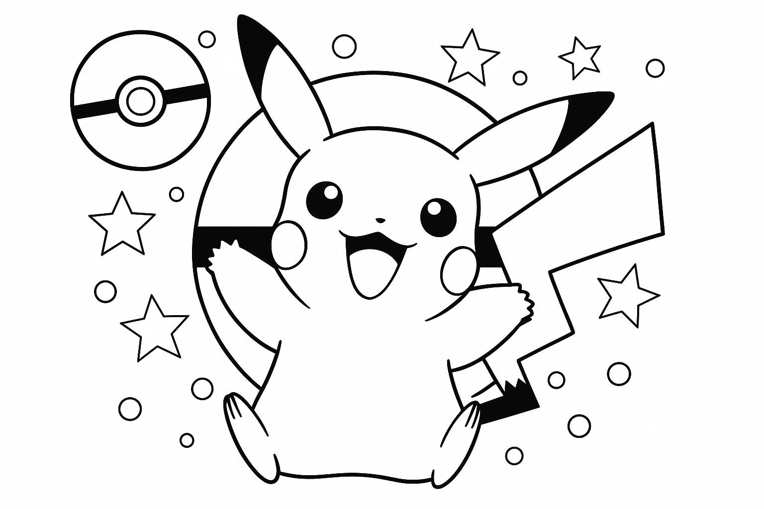 Desenhos incríveis de Pokémon para colorir e imprimir grátis