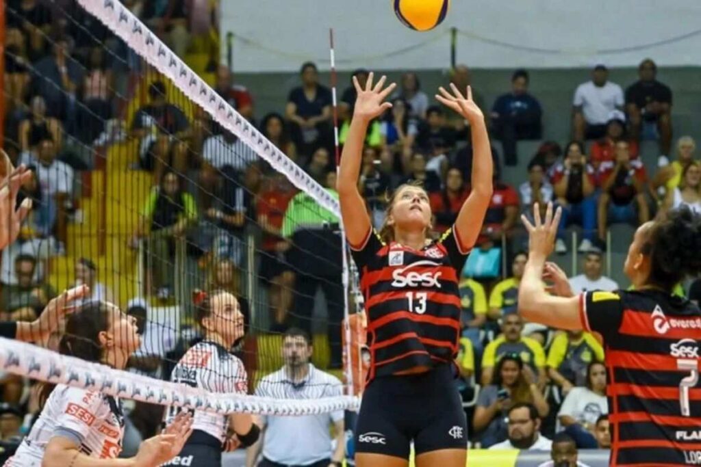 Sesc Flamengo e Sesi-Bauru na Superliga Feminina - Marcelo Cortes / CRF