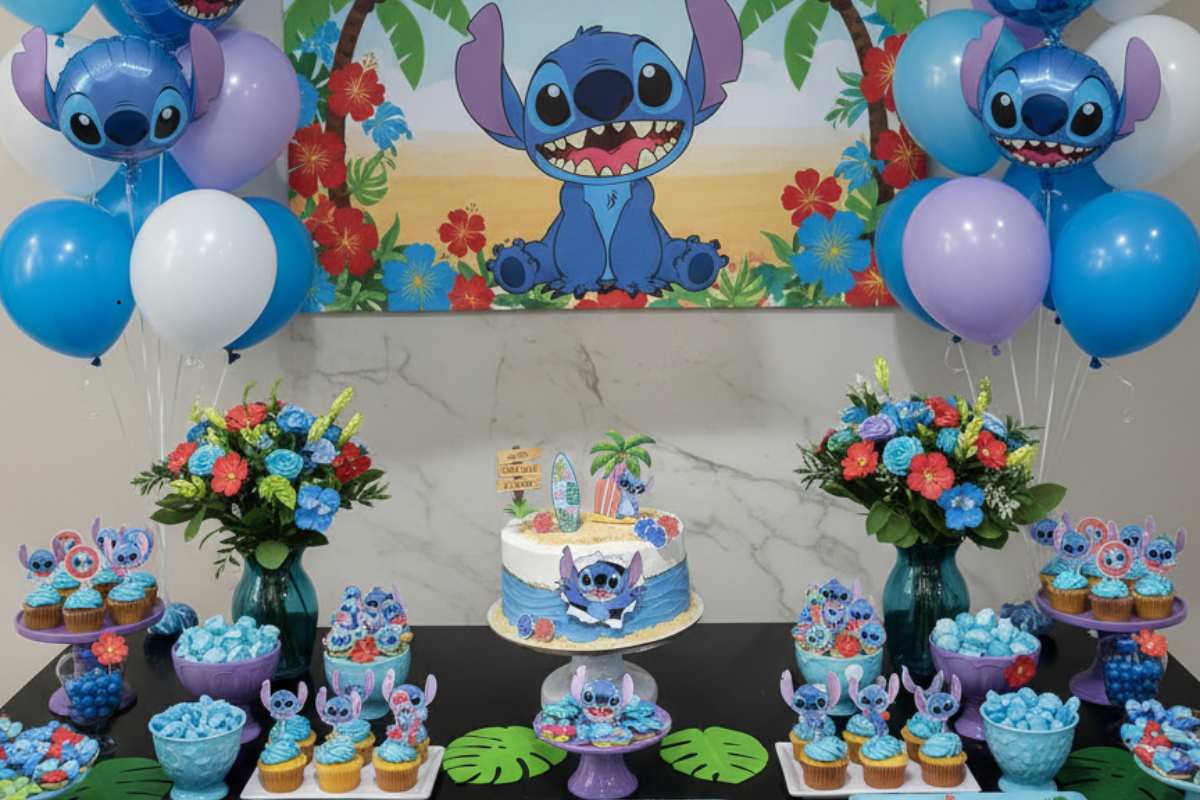 Topo de bolo Stitch para imprimir: modelos gratuitos