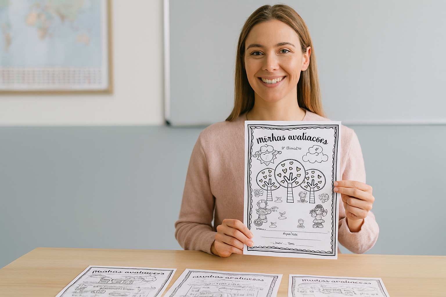 Capa de prova 3 bimestre para imprimir modelos prontos