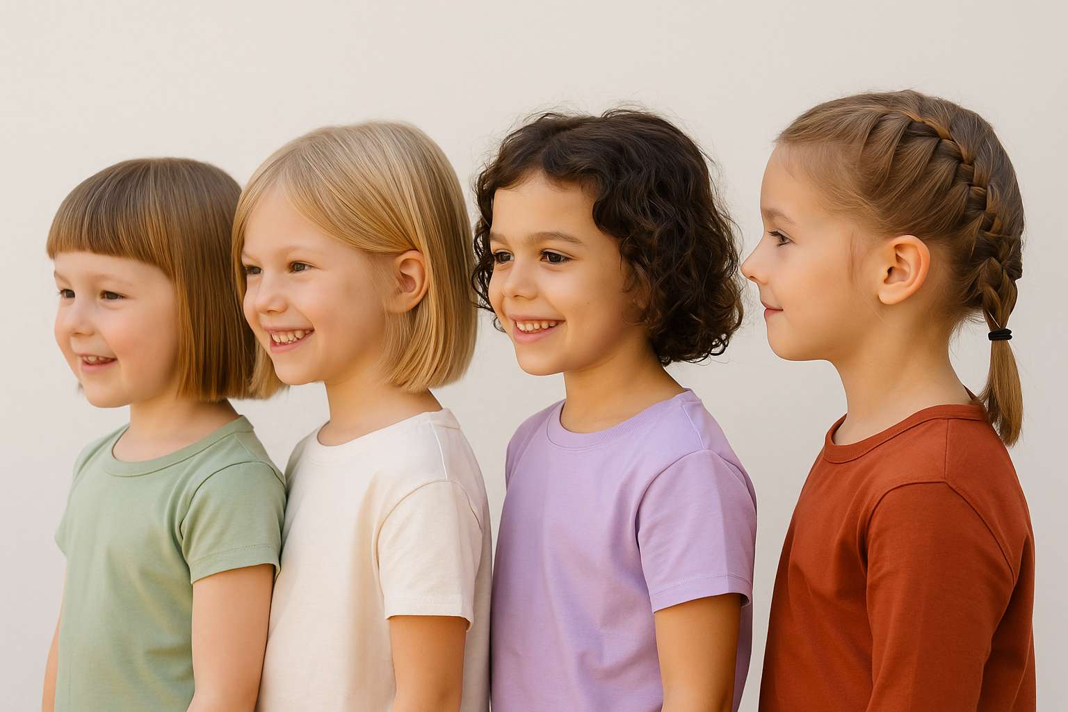 Tendências de corte de cabelo feminino infantil para 2026