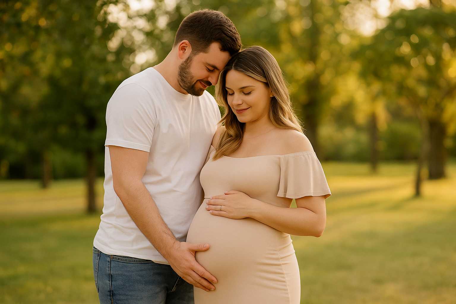 Frases e legendas para fotos de grávida com o pai do bebê