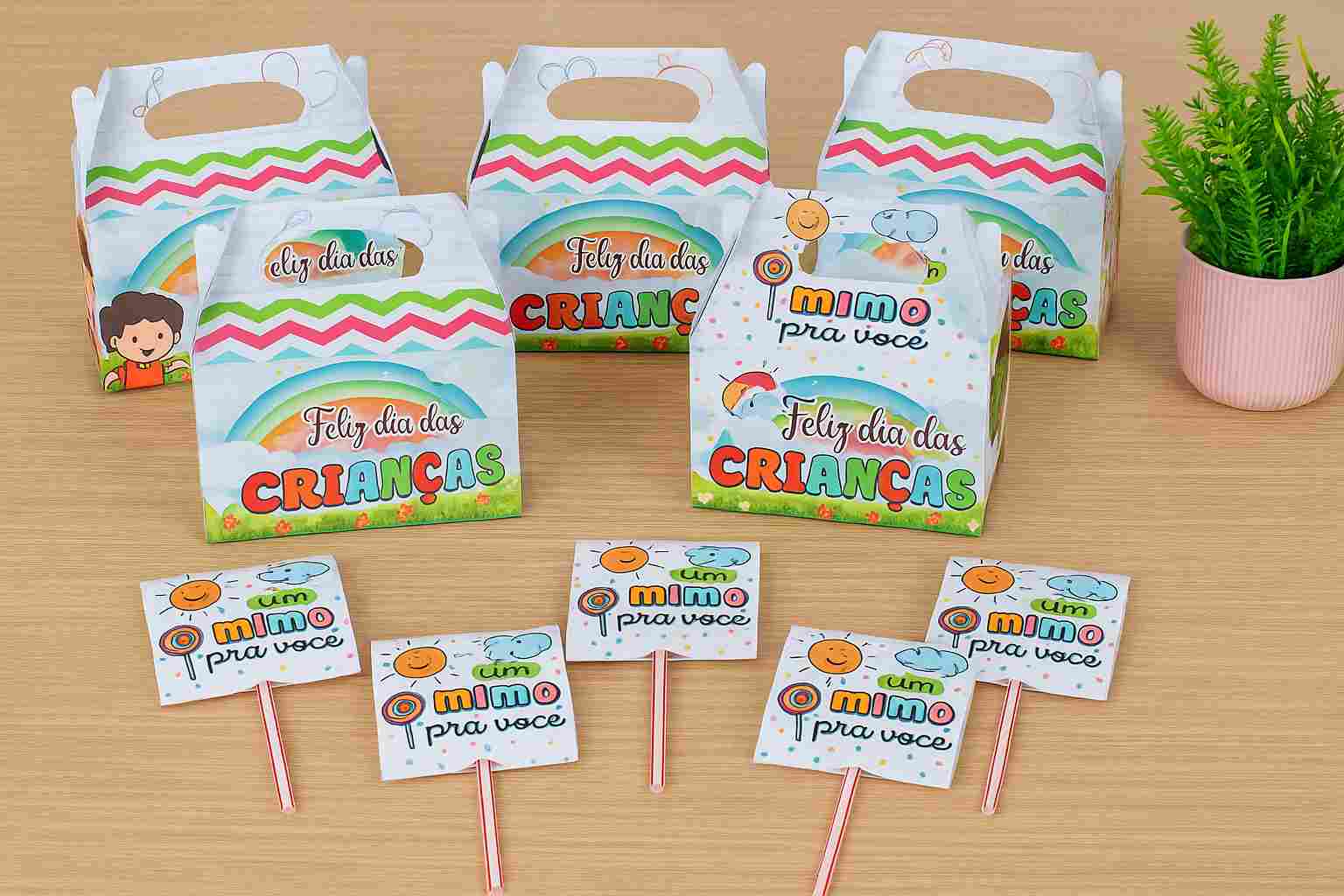 Modelos de lembrancinhas de Dia das Crianças para imprimir grátis