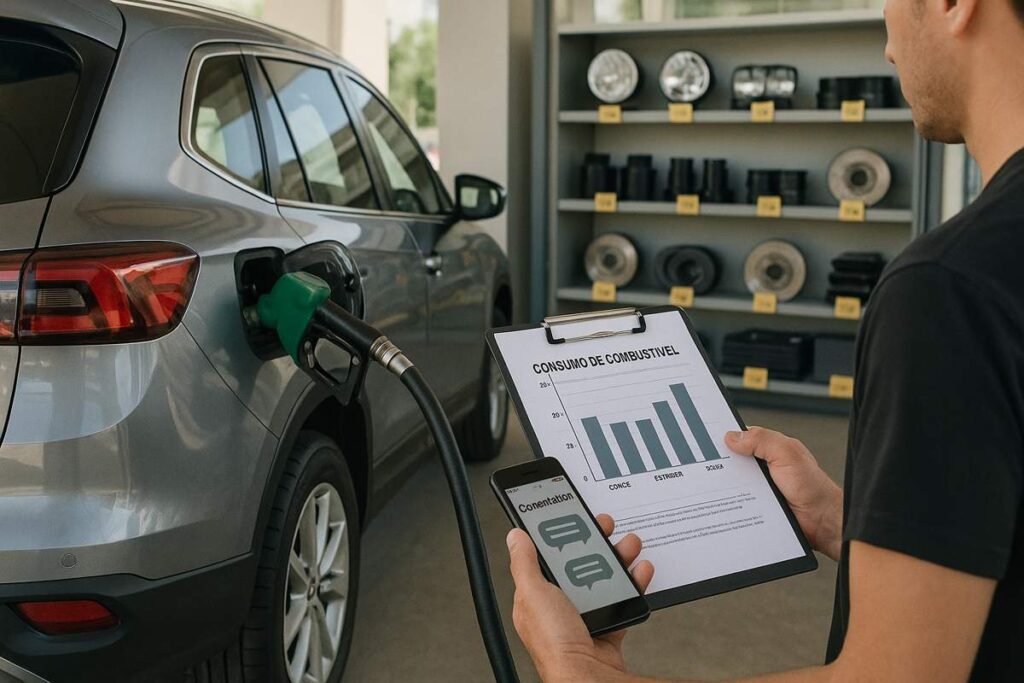 Comparar consumo e custo de manutenção é essencial na escolha. Foto: imagem gerada por IA