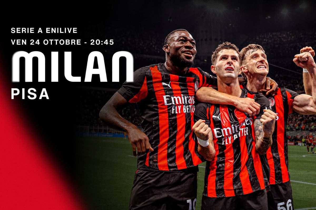 Onde assistir Milan e Pisa hoje, 24/10?