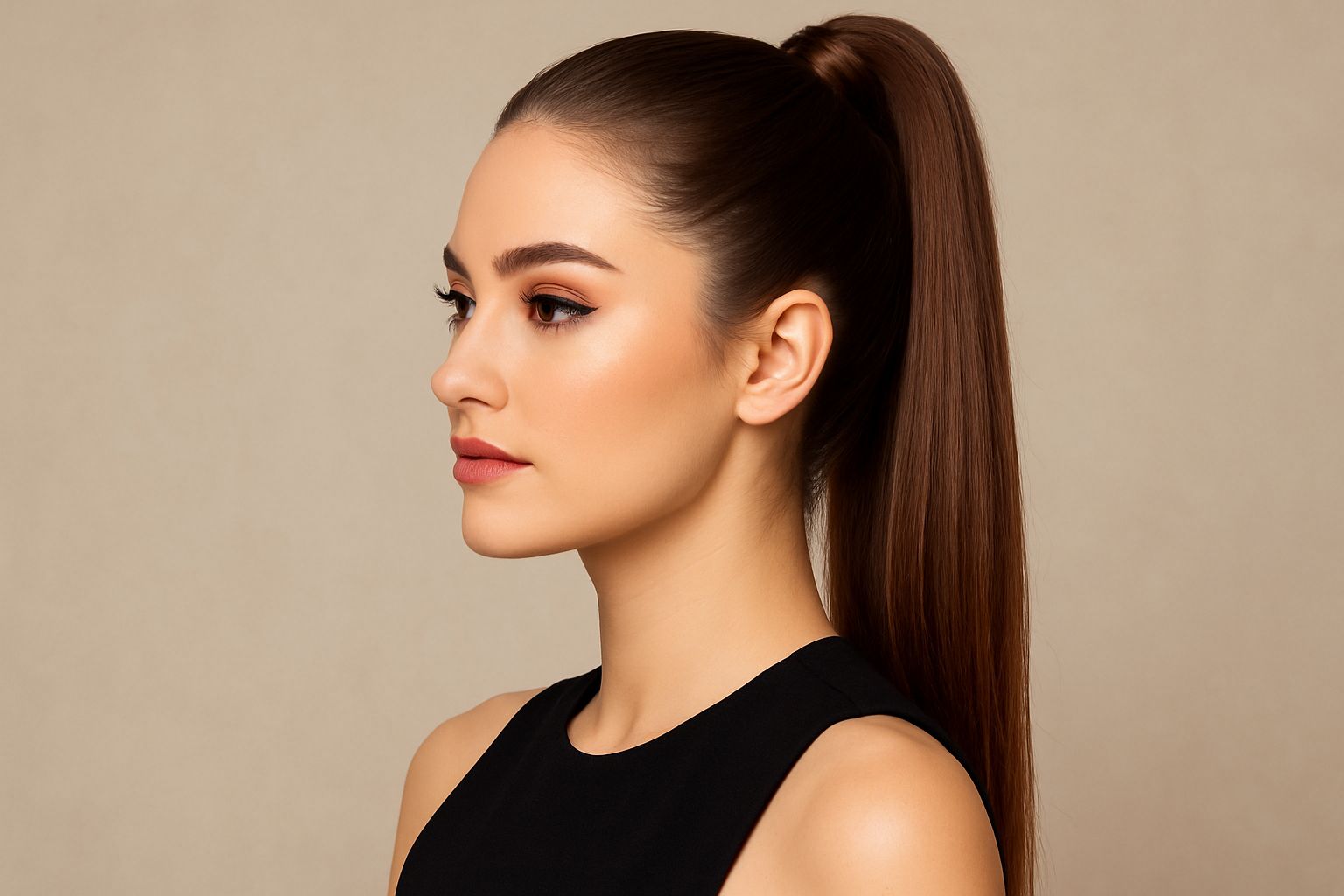 Inspirações de penteados para cabelos lisos e longos 2025