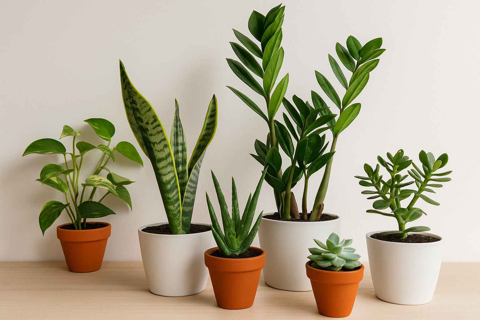 Plantas ideais para quem viaja com frequência