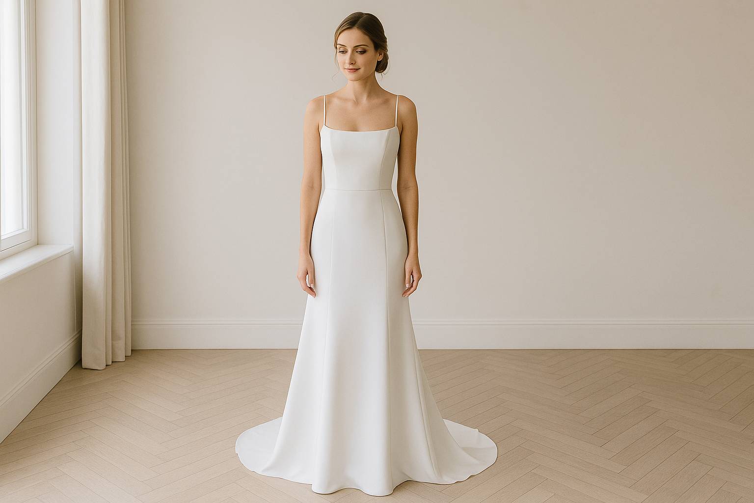 Vestido de noiva minimalista simples e sofisticado: veja ideias