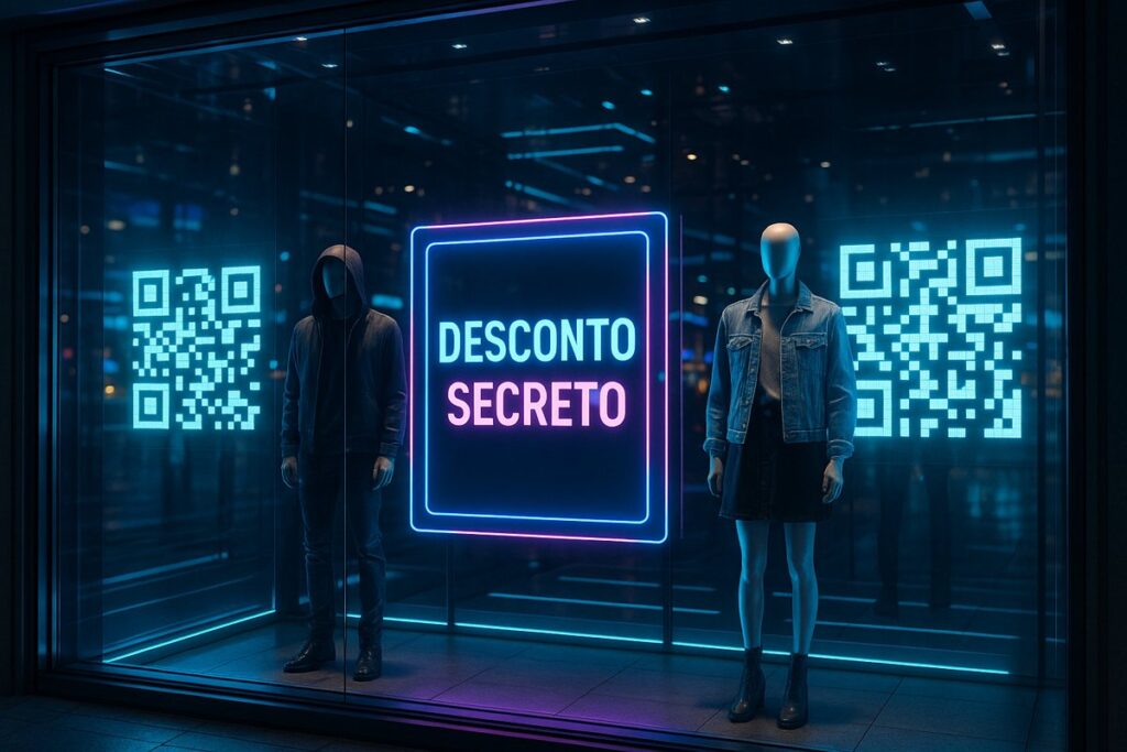 vitrines para a Black Friday 