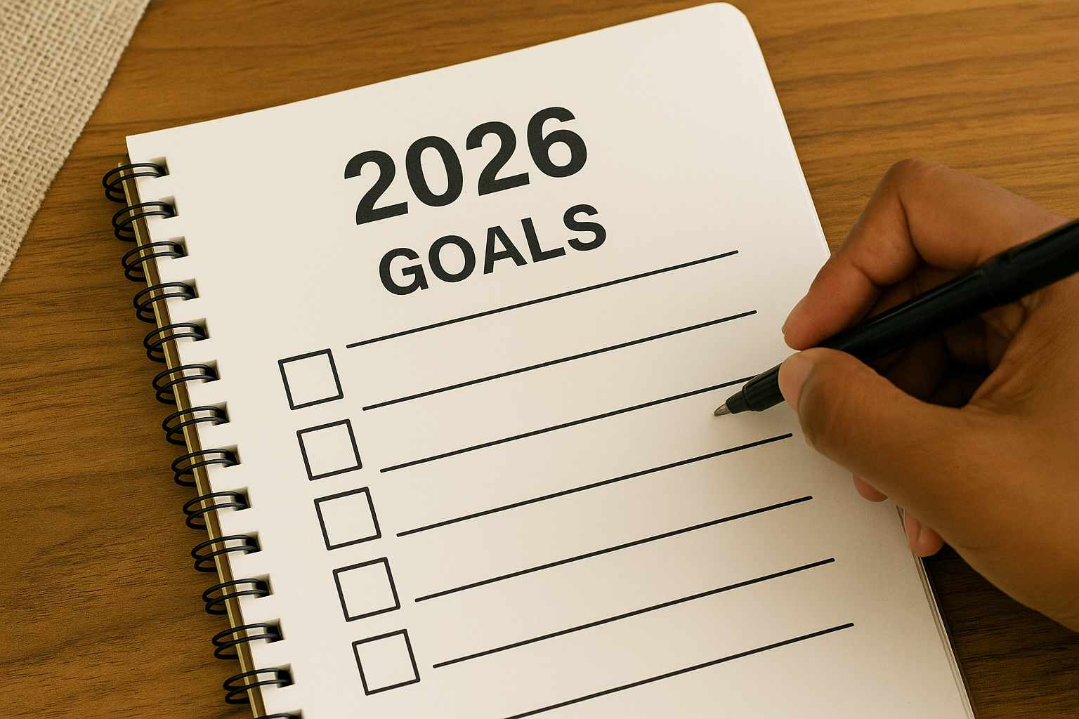 Metas realistas para mudar de vida em 2026