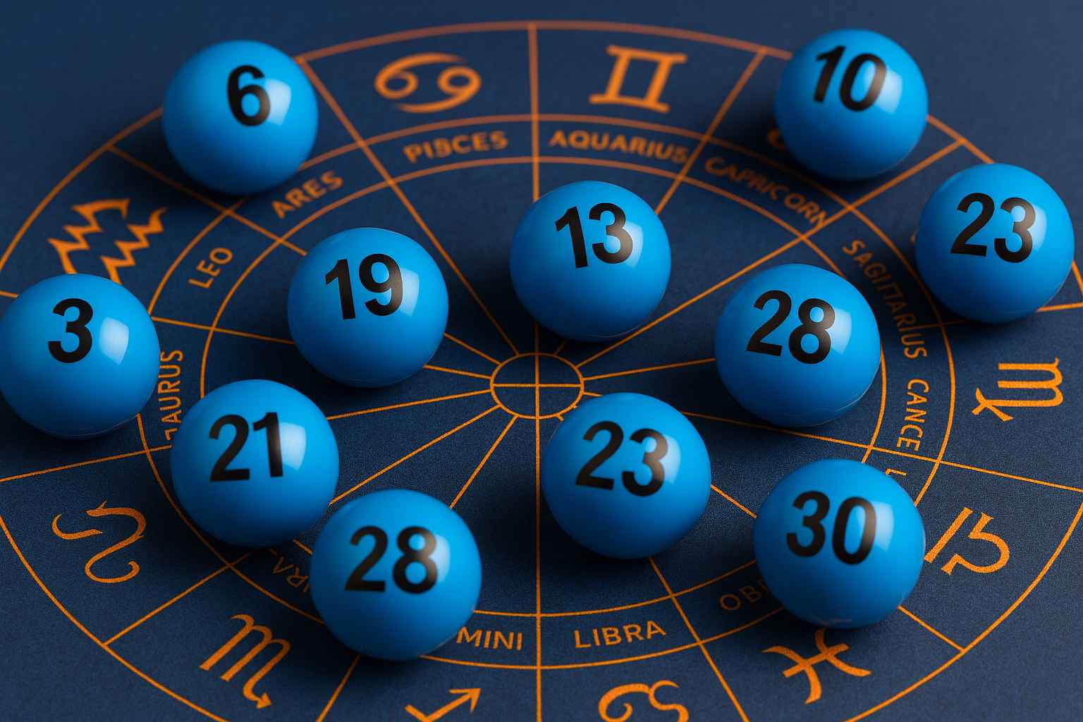 Os números da sorte que cada signo deve usar ao apostar na loteria