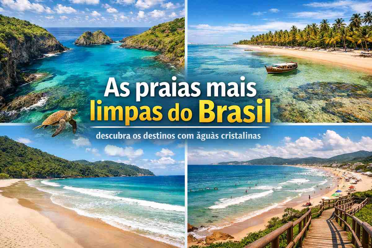 As praias mais limpas do Brasil: conheça as 5 melhores