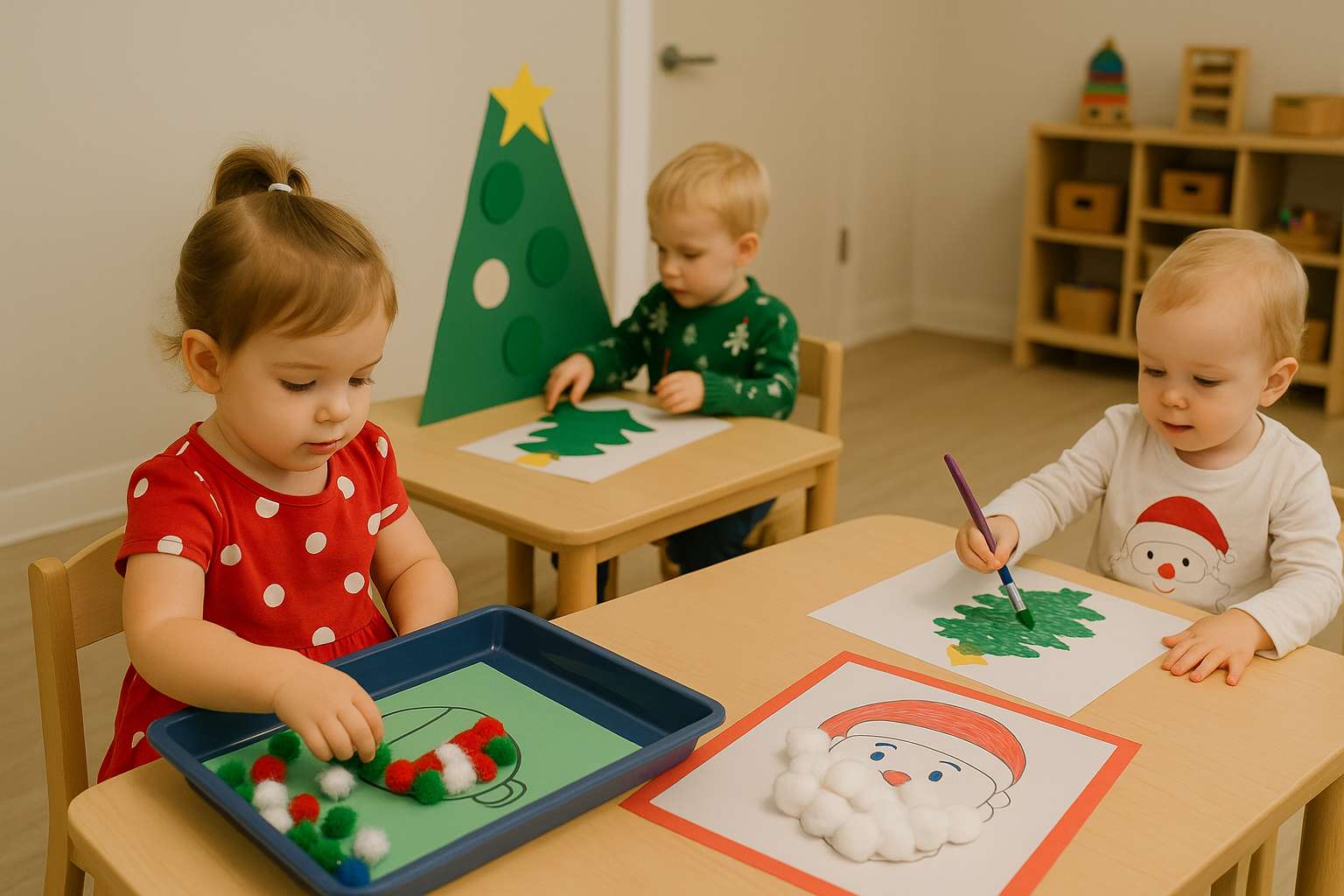 Atividades de Natal para berçário: ideias simples e seguras para bebês