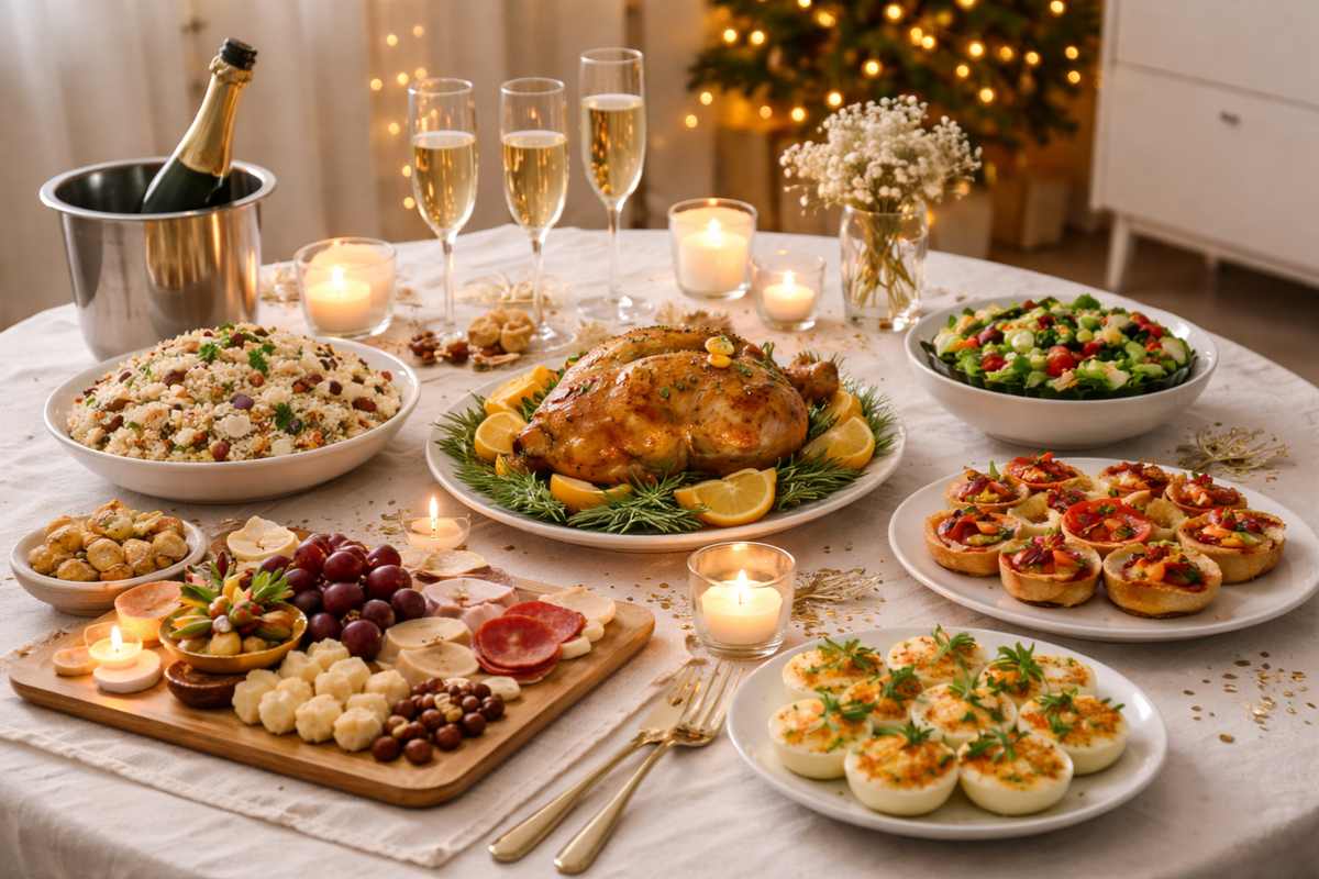 Ceia de Ano Novo prática e econômica