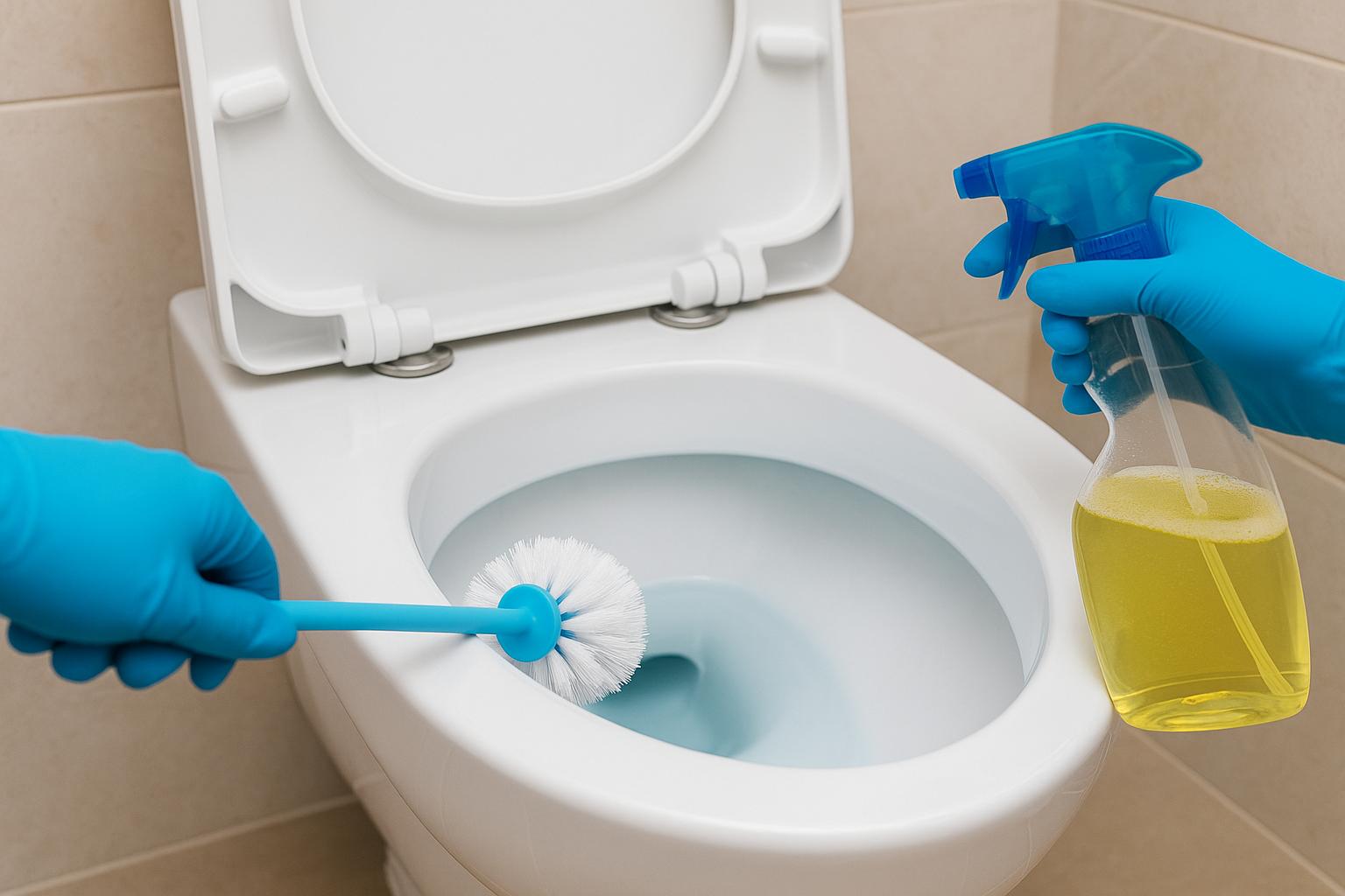 Como limpar o vaso sanitário e deixá-lo brilhando por vários dias