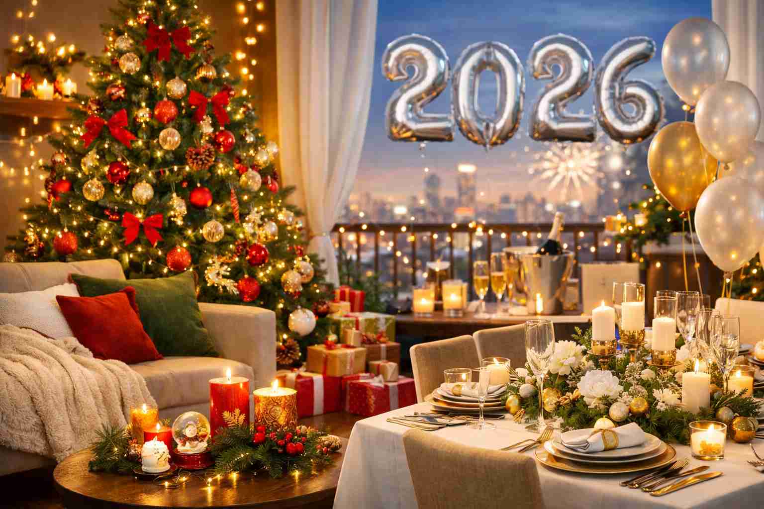 Decoração de Natal e Ano-Novo em Casa: Guia Prático