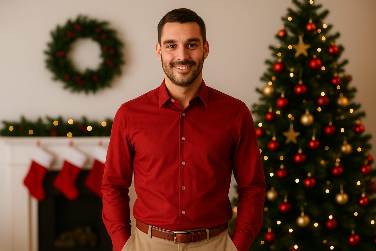 Inspirações de looks de Natal masculino: do básico ao sofisticado