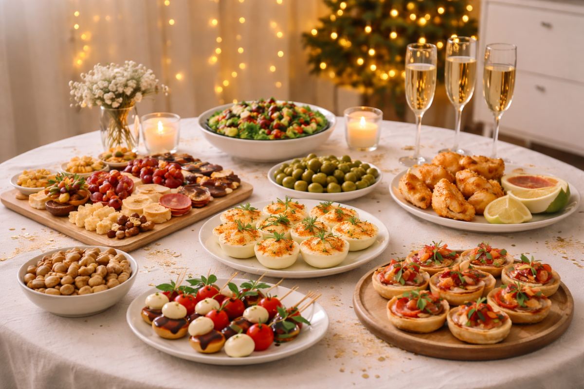 Petiscos para o Réveillon: opções rápidas e práticas