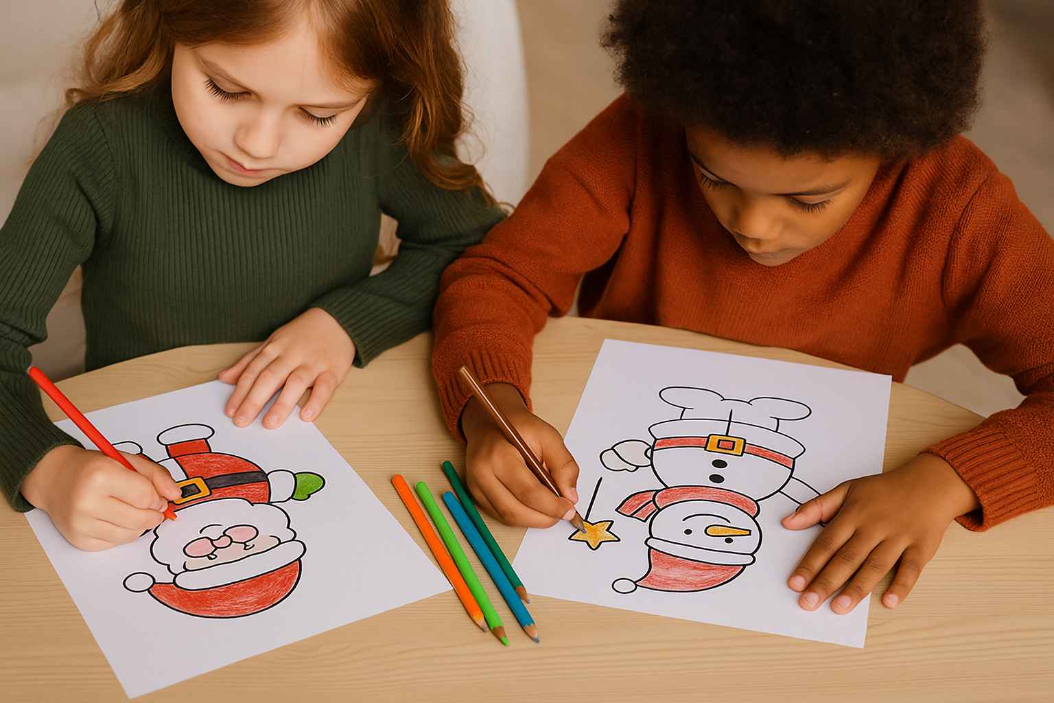 Símbolos de Natal para colorir desenhos gratuitos para imprimir