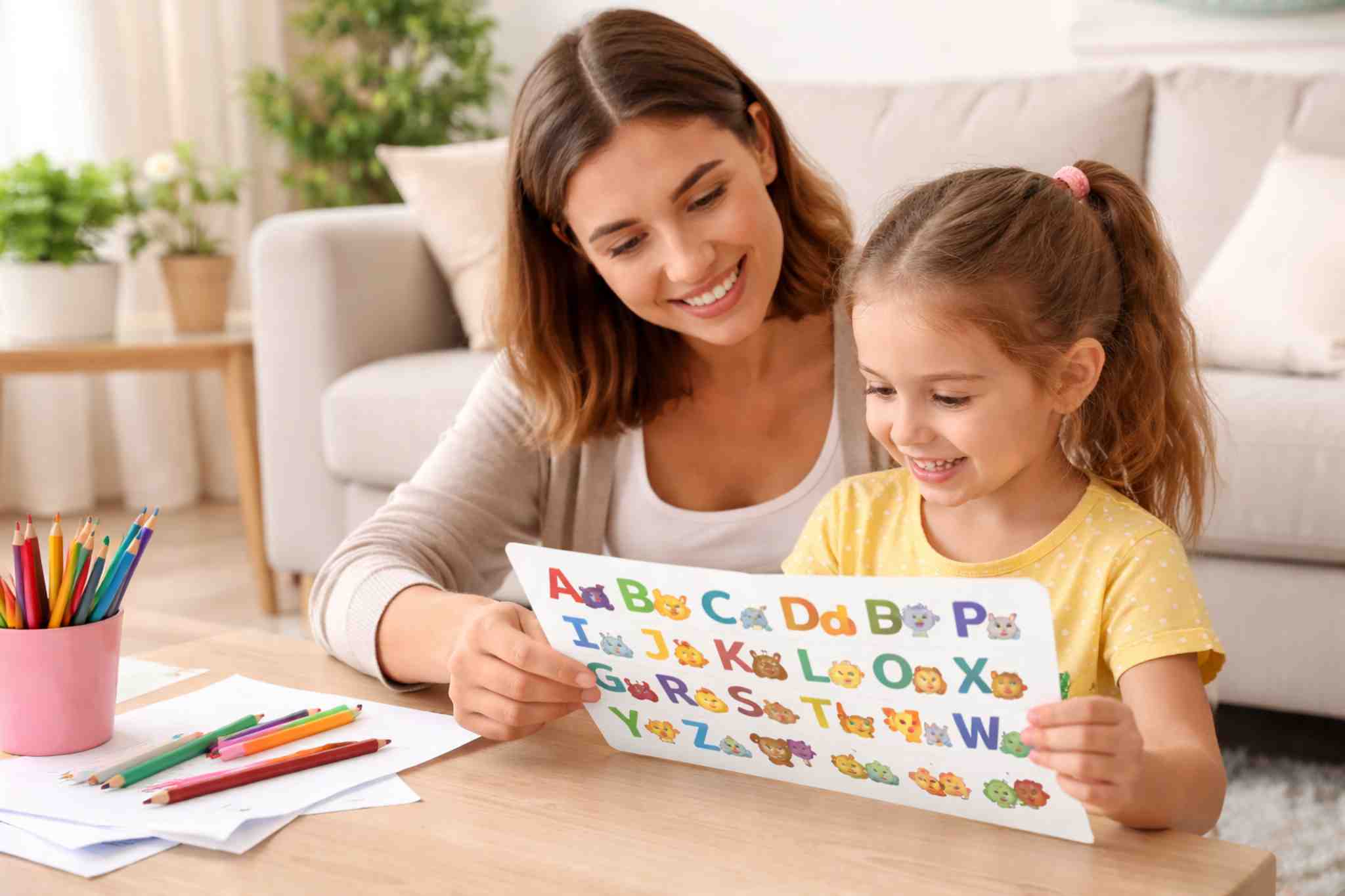 Alfabeto completo para imprimir para educação infantil