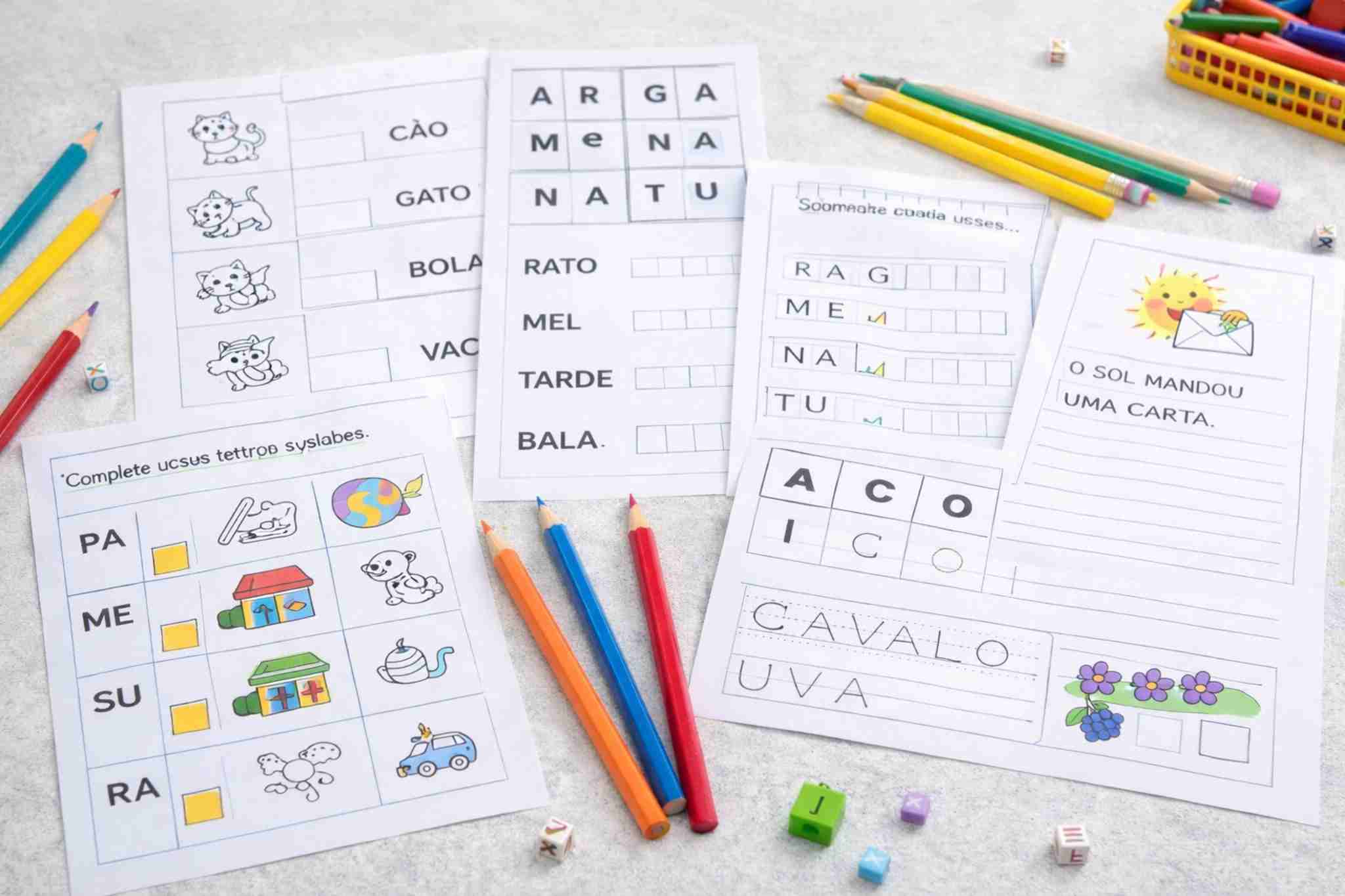 Atividades para 1 ano alfabetização e letramento