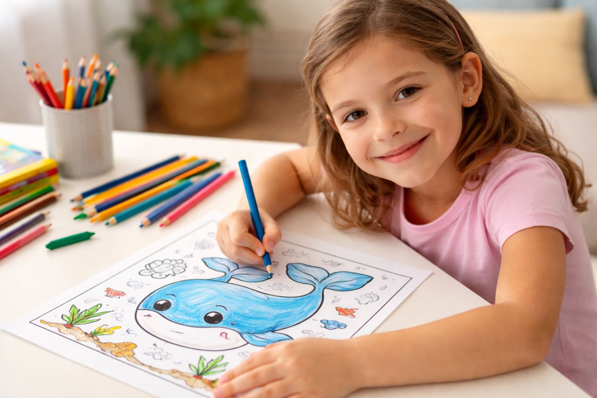 Baleia para colorir: modelos lindos para imprimir