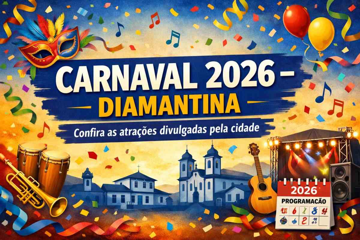 Carnaval Diamantina 2026: veja a programação completa