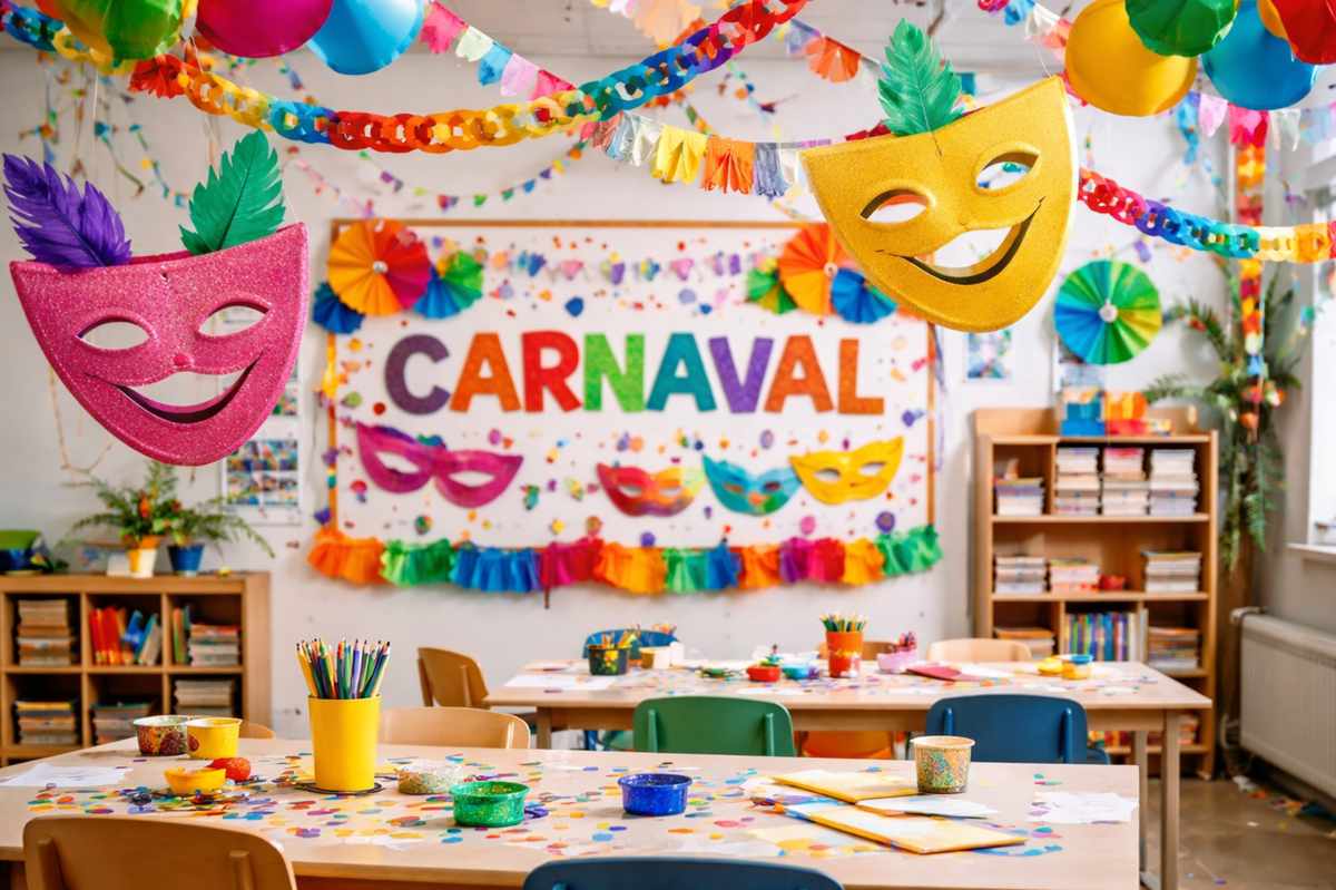 Decoração de Carnaval para escola sem gastar muito