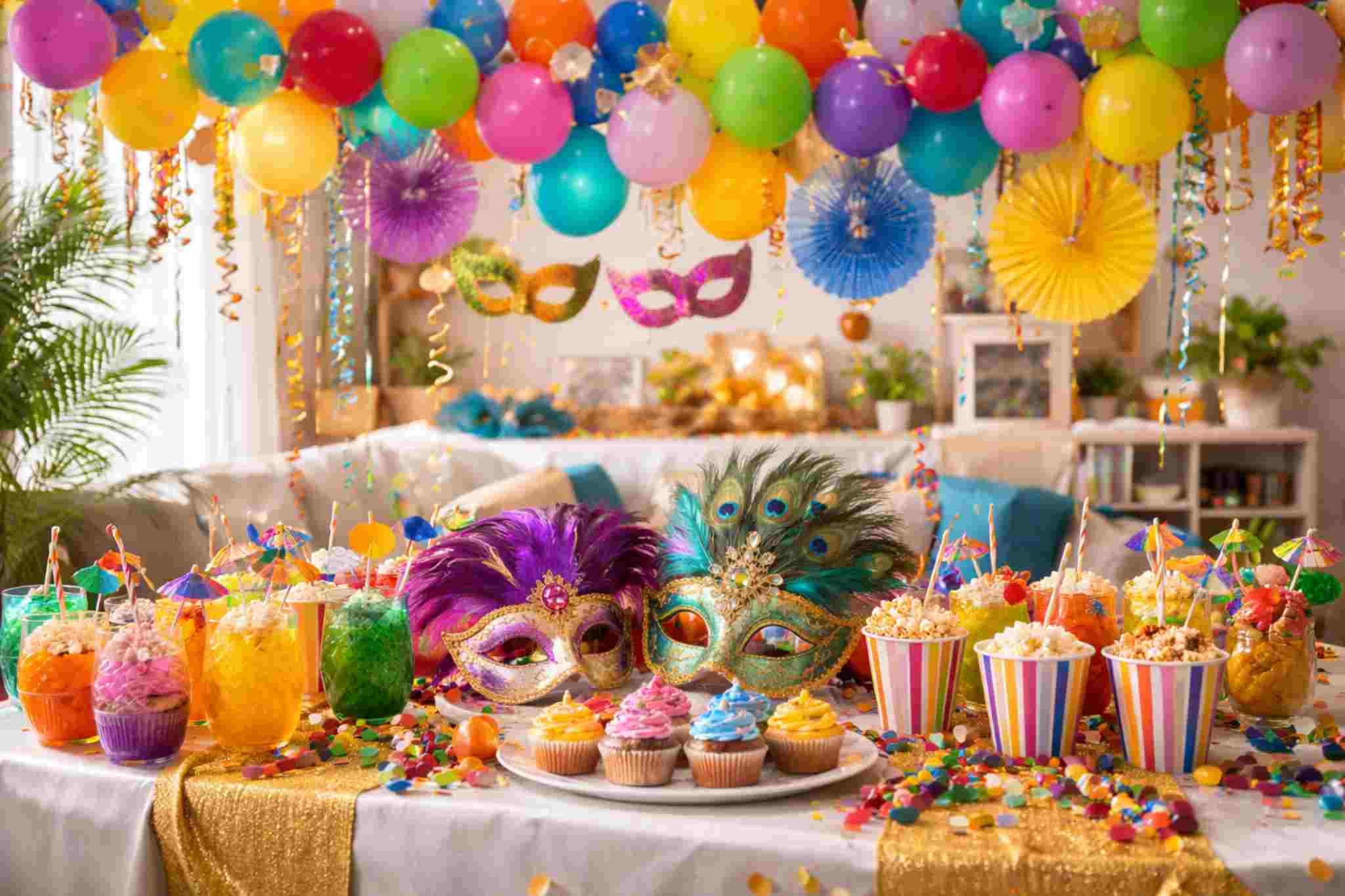 Decoração de Carnaval para festas em casa