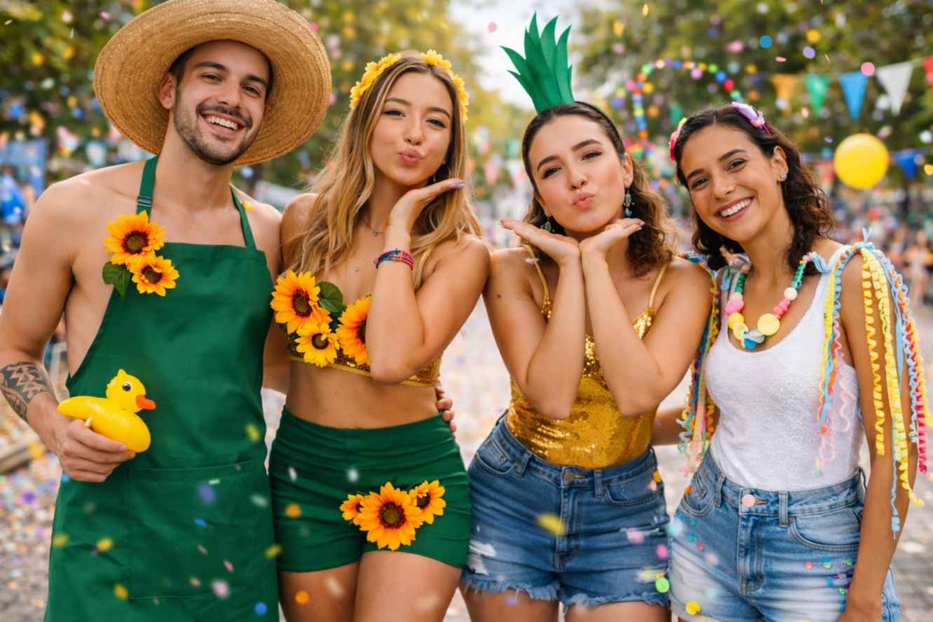 Fantasia de Carnaval de última hora para fazer em casa