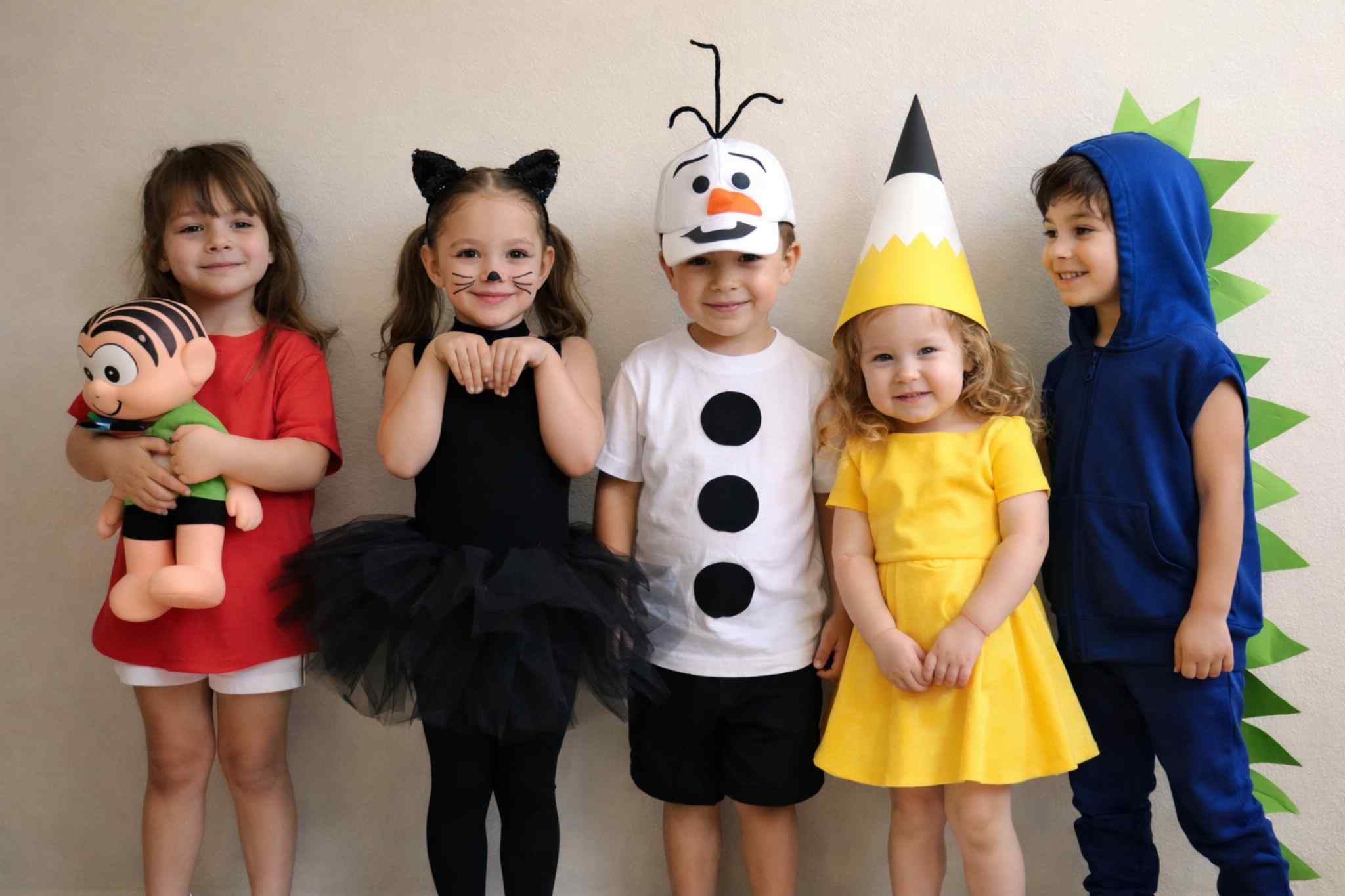 Fantasia de Carnaval infantil fácil de fazer em casa