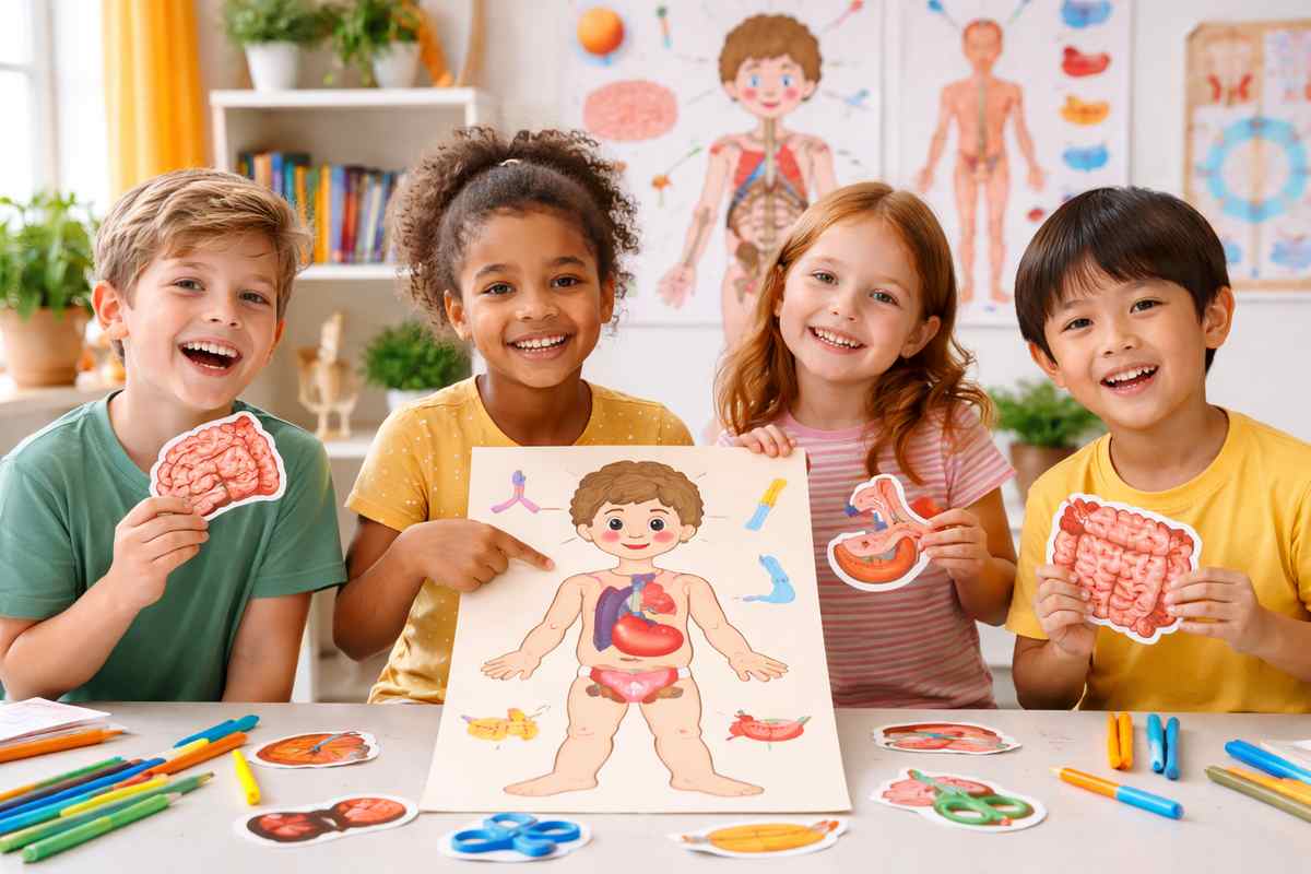 Ideias de atividades sobre o corpo humano na educação infantil