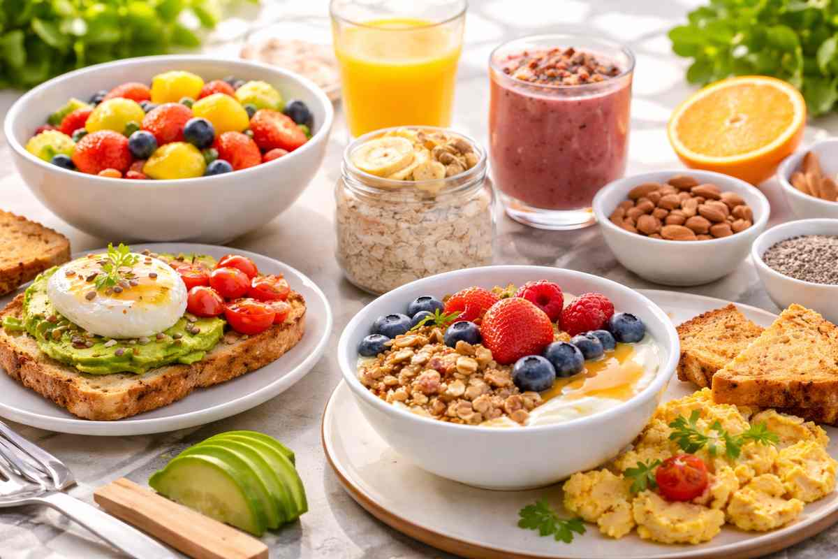 Ideias de café da manhã saudável para toda a semana