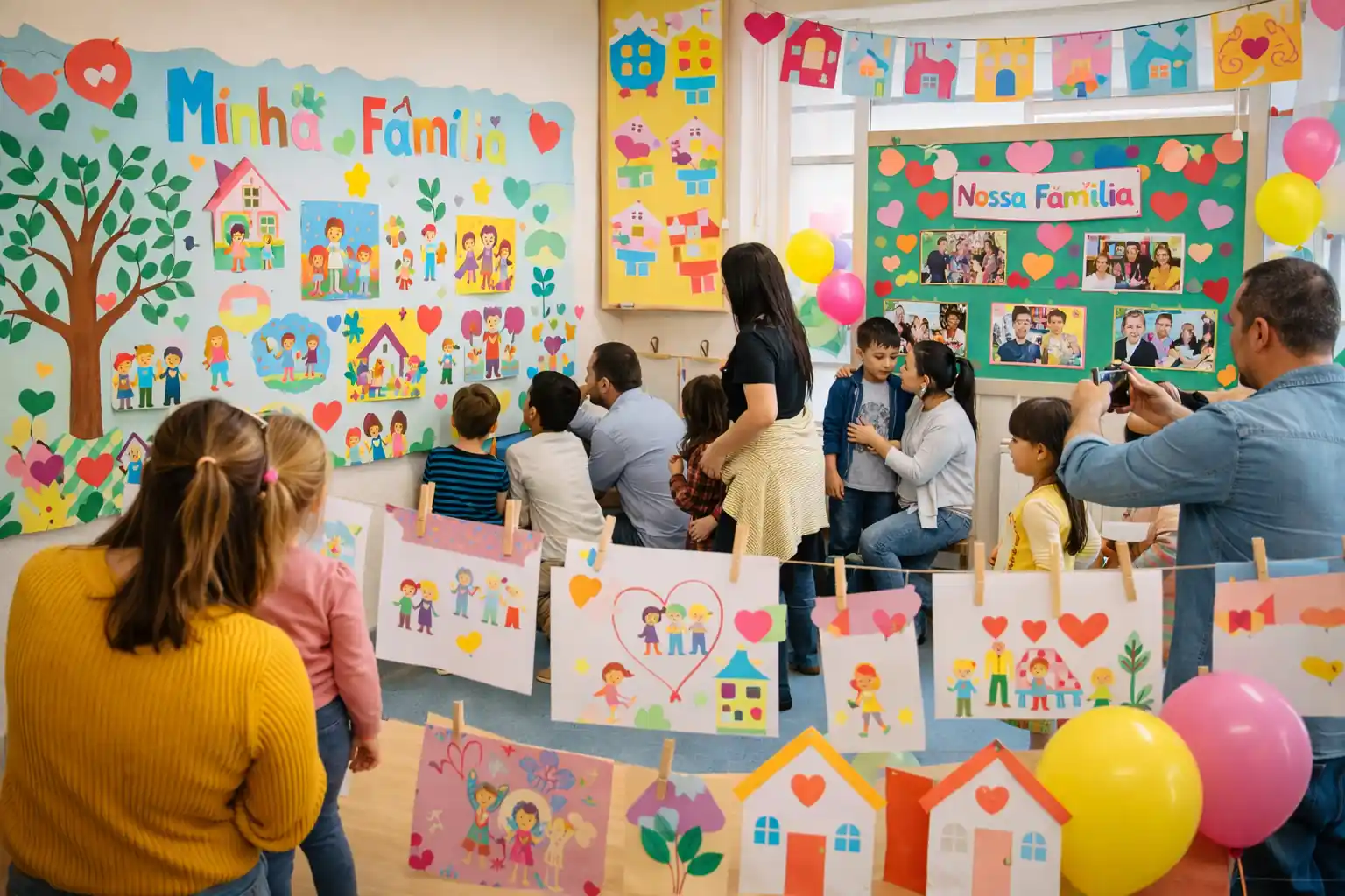 Ideias de decoração para o Dia da Família na escola