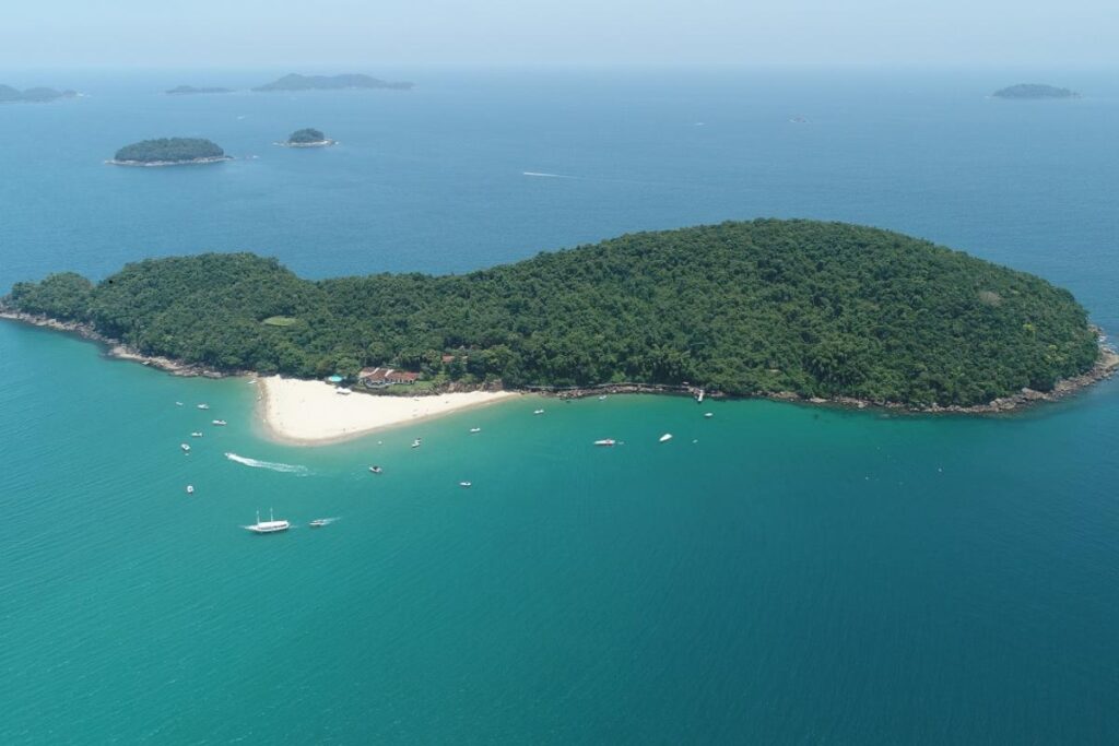 Ilha dos Porcos, em Ubatuba