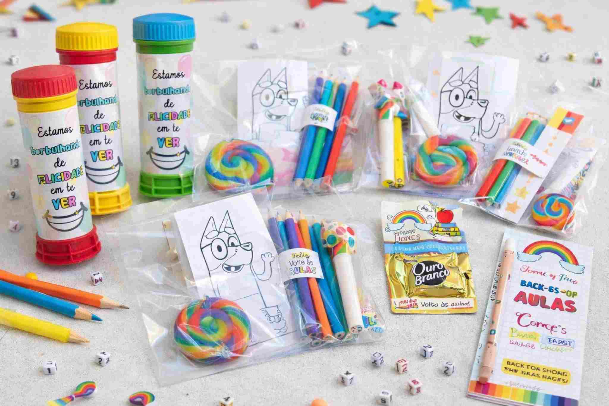 Lembrancinhas volta às aulas para educação infantil