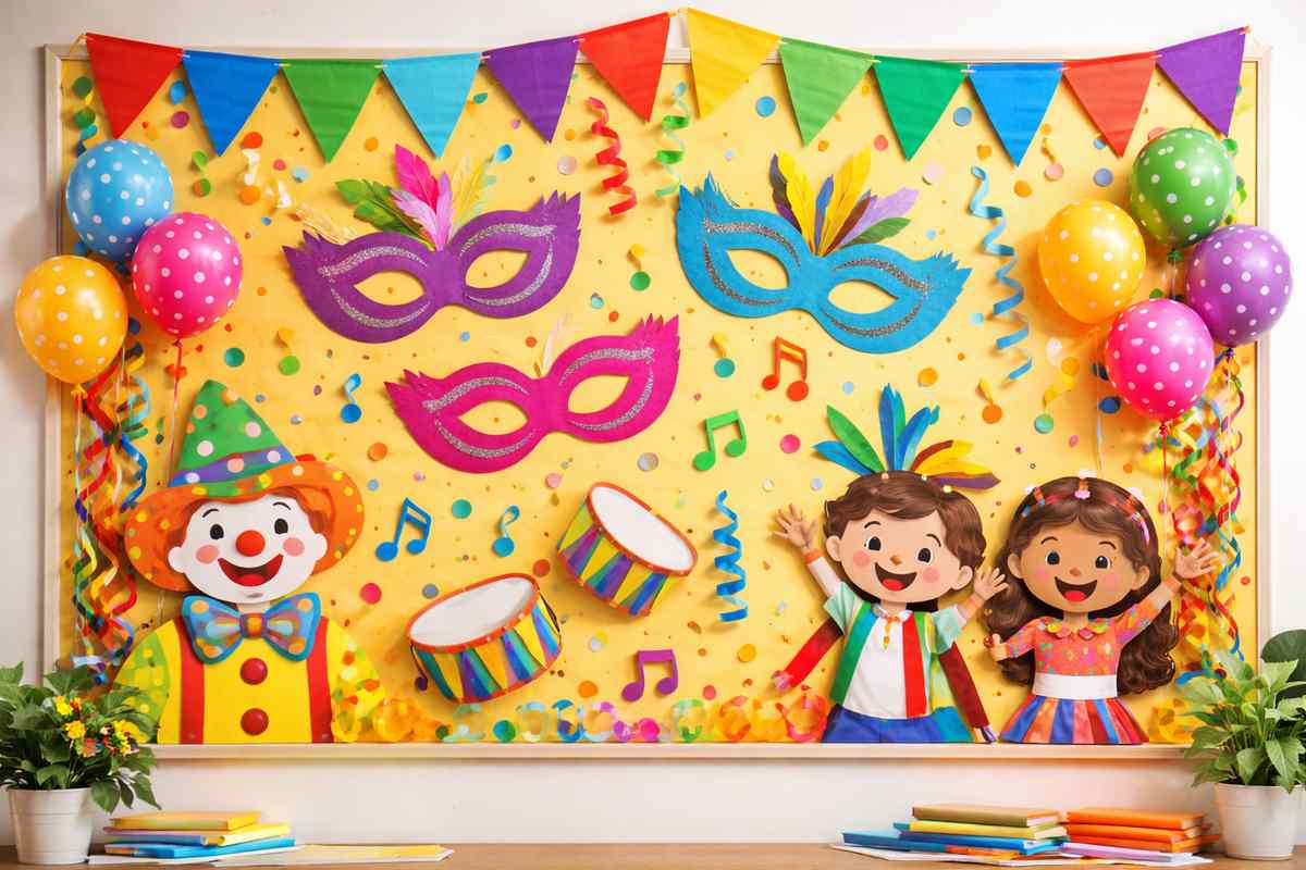 Painel de Carnaval para escola: como fazer