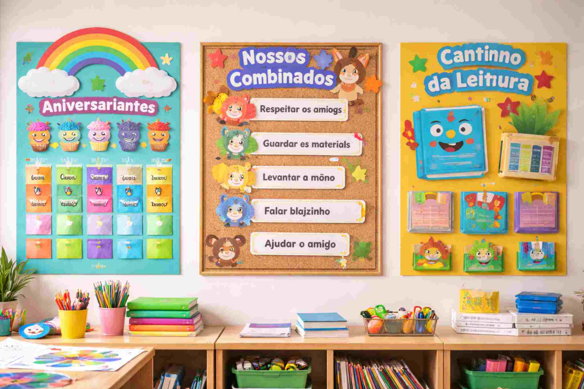Painel para sala de aula: ideias que funcionam