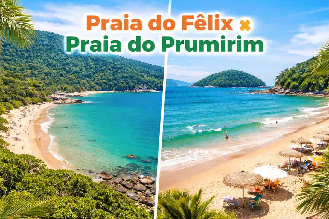 Praia do Félix x Praia do Prumirim: qual vale mais a pena conhecer em Ubatuba?