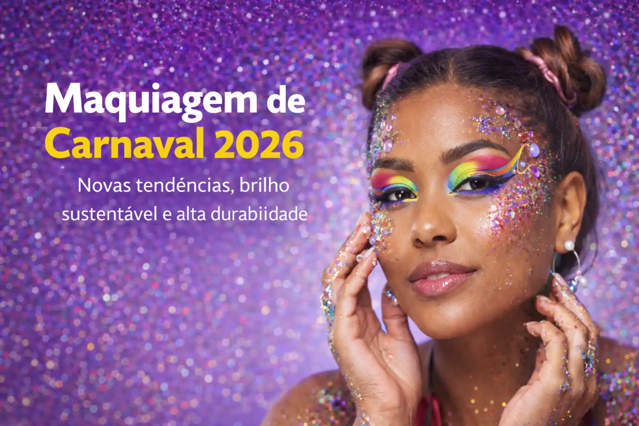 Maquiagem de Carnaval 2026 surpreende com novas tendências