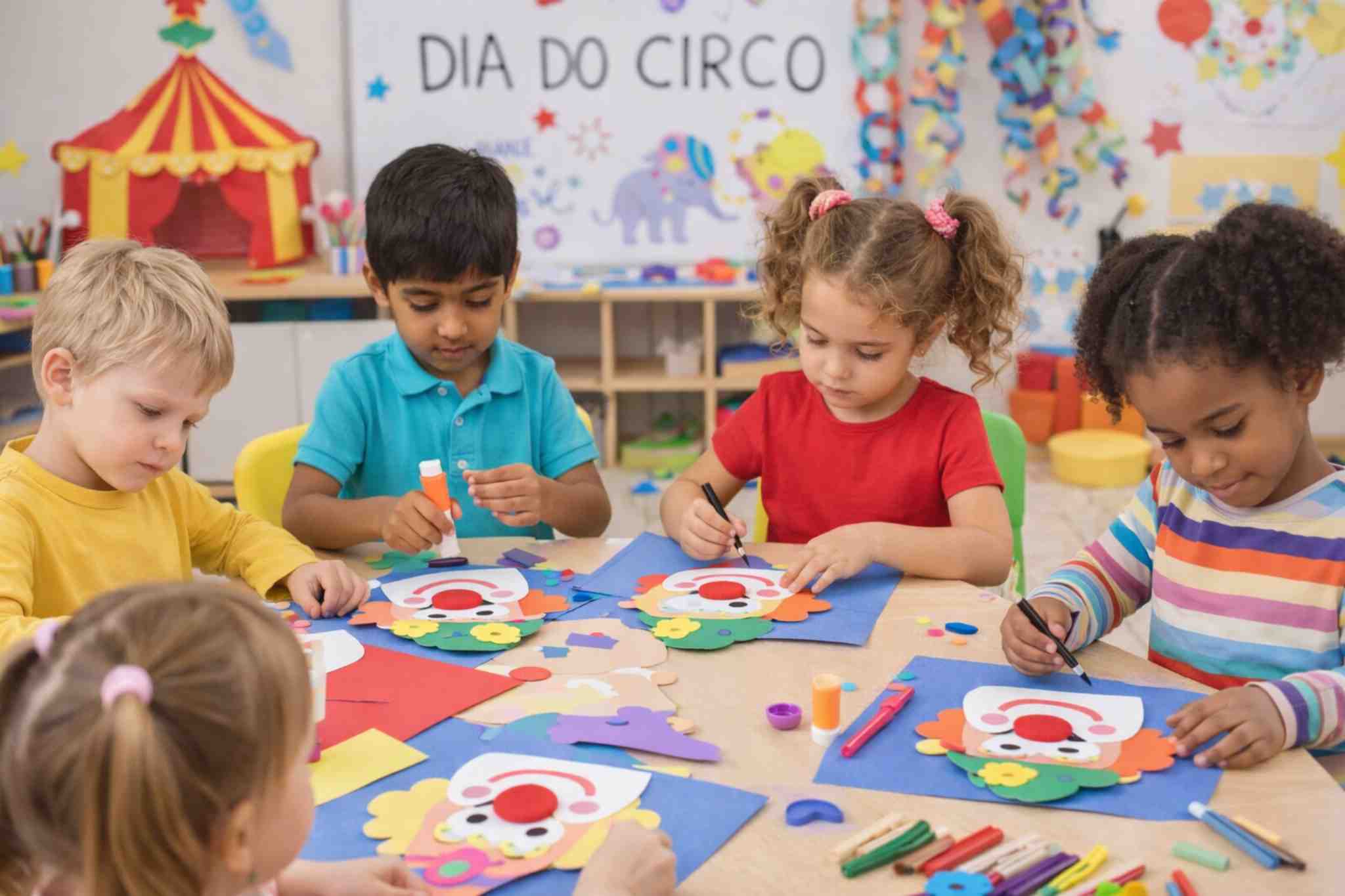 Oficinas criativas para o Dia do Circo para sala de aula
