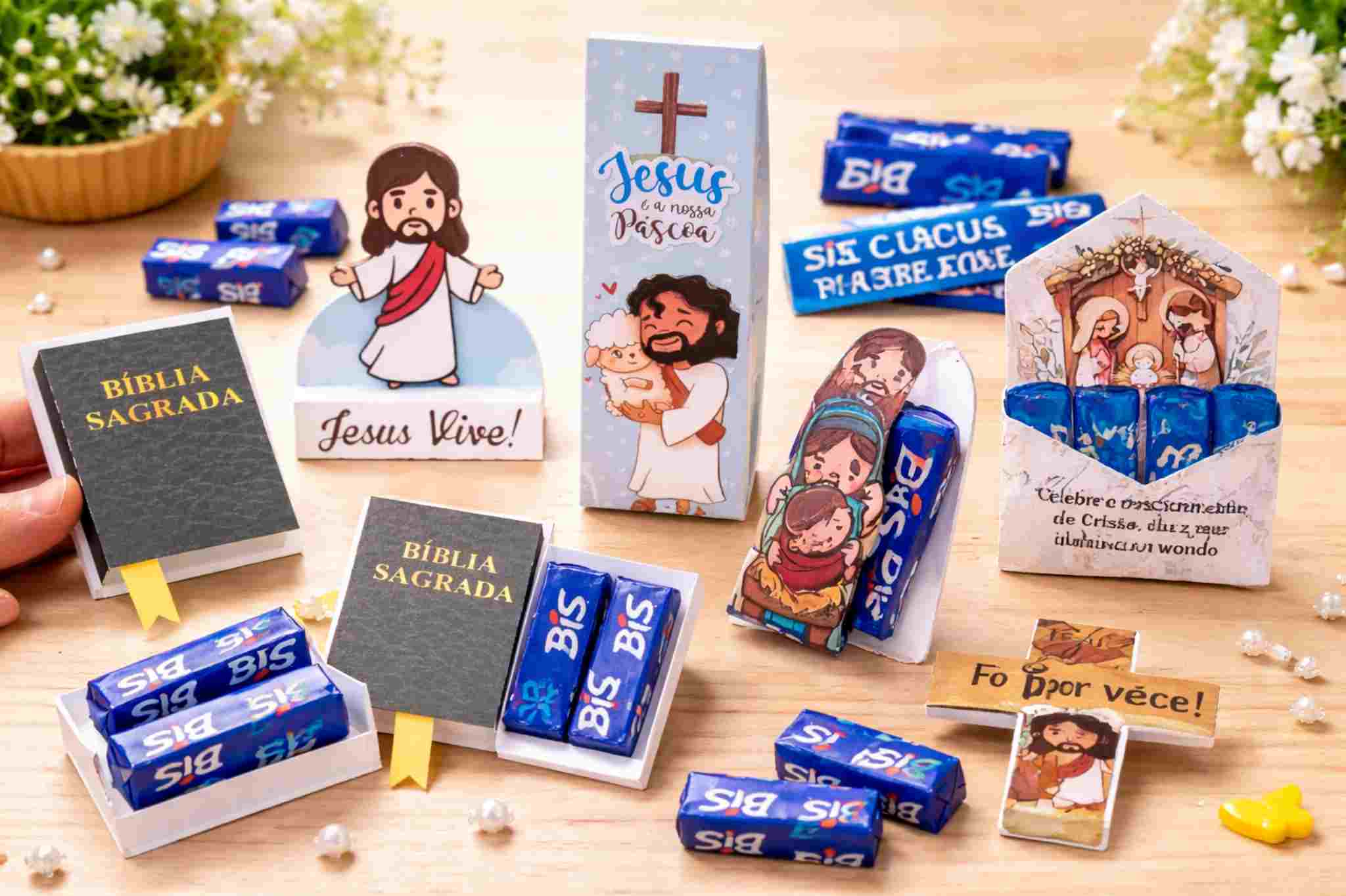 9 lembrancinhas com chocolate Bis para igreja fáceis de fazer